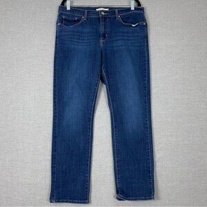 Levi's Classic Straight Blue Jeans Sz 14